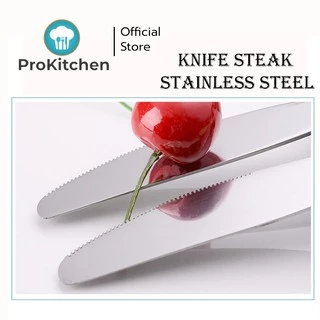 Kudzun มีด มีดสเต็ก มีดสเต็กแสตนเลส 100% ProKitchen