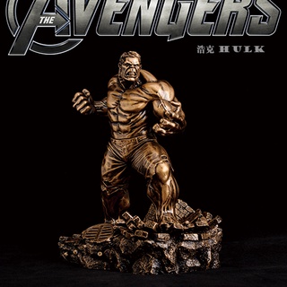 [ส่งฟรี] โมเดล Avengers Alliance 2 movie derivative surrounding Hulk Hulk GK hand-made model decoration สูง 26 cm