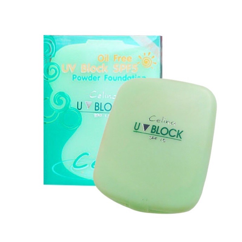 💯**แท้**พร้อมส่ง**รีฟิลแป้งเซลิน่า CELINA OIL FREE UV BLOCK SPF 15 POWDER FOUNDATION