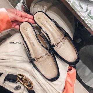 รองเท้า gucci slipper tranperent