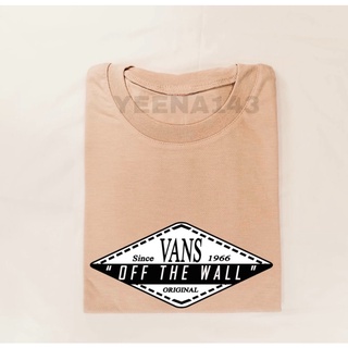 VANS ปิดผนัง UNISEX สุนทรียศาสตร์คําสั่ง TSHIRT TEES Si)