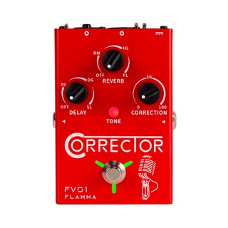 Flamma FV01 Vocal Pitch Correction Effects Processor Reverb Effects Delay 48V Phantom Power สองโหมดเอาต์พุต