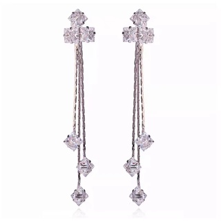 Fashion earrings ต่างหูเงินแท้925 สินค้าใหม่ตุ้มหูเกาหลี (พร้อมกล่อง)