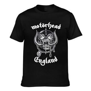 เสื้อยืดสีพื้น - เย็นสะดวกสบายที่มีคุณภาพสูงสุด Motorhead อังกฤษสงครามหมู Biker ตราตราวงโลโก้ผู้ชาย