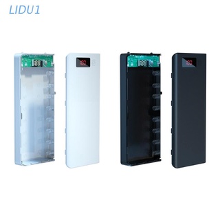 Lidu1 A8 Lcd Display 8X18650 กล่องชาร์จแบตเตอรี่แบตเตอรี่สํารอง