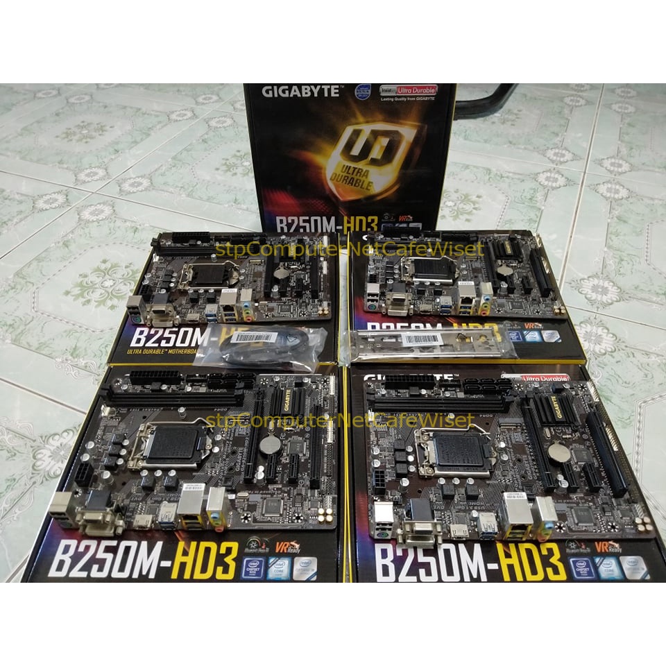 เมนบอร์ด Asrock H110M-HDV  สภาพดีMB H110 H170 B250 H270 MB 1151