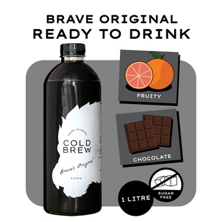 [Brave Roasters] Brave Original Ready To Drink กาแฟอร่อยพร้อมดื่ม 1 ลิตร