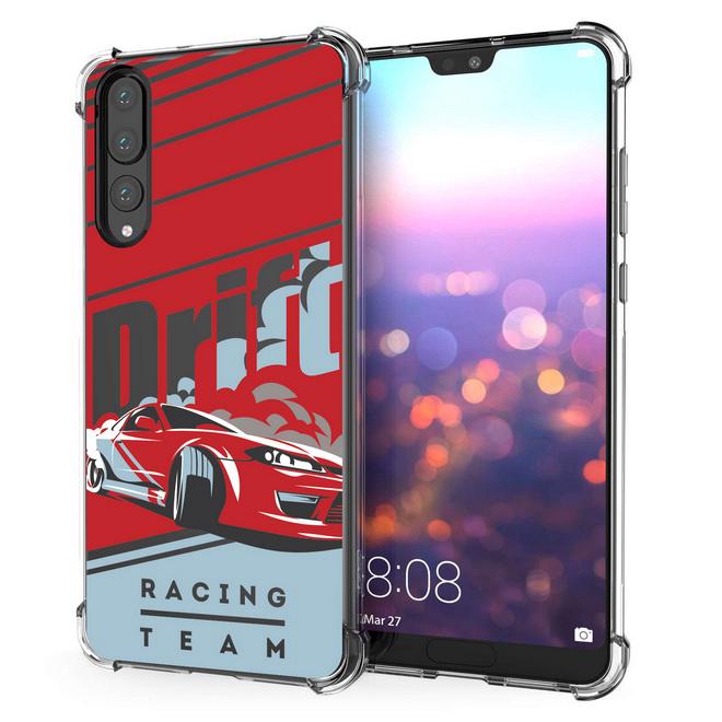 เคส สำหรับ Huawei P20 Pro Anti-Shock Protection TPU Case [Racing Team]