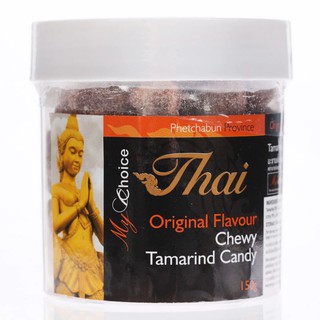 มายช้อยส์ไทยมะขามเคี้ยวหนึบรสดั้งเดิม 150กรัม My Choice Thai Tamarind Chewy Original Flavor 150g.