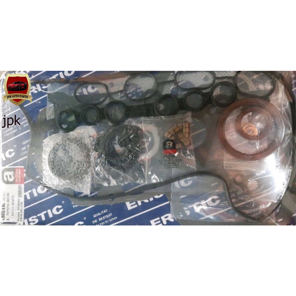 ประเก็นชุดใหญ่ TOYOTA ALTIS,3ZZ-FE, ปี2001-2008 แถมกาวทาประเก็น เนื้อสีเทา Versachem  USA 1หลอด ชุดล