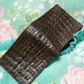 crocodile wallet กระเป๋าสตางค์จระเข้แท้