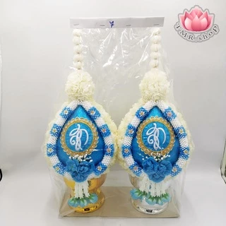 พานพุ่มมะลิ พานพุ่มสก.พานพุ่มวันแม่ มีตราสัญลักษณ์ เบอร์4/5/6/7/8 (((ราคา/คู่)))