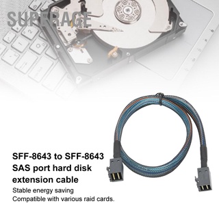 อะแดปเตอร์สายเคเบิ้ลข้อมูล Sff-8643 To Sff8643 H0106 Sas Hd36P