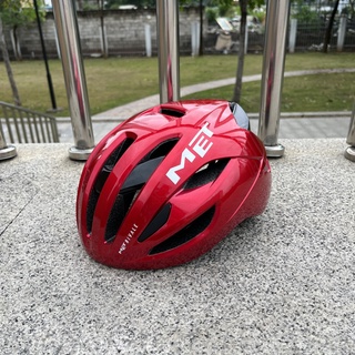 【100% ต้นฉบับ】 MET rivale Road cycling HELMET Racing BIKE HELMET rivale Aero Vinci Team Cavendish Edition top11.th