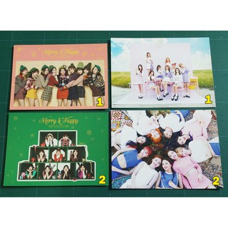 โปสการ์ด แท้ จาก อัลบั้ม TWICE - Merry &amp; Happy และ TWICEcoaster : LANE 1 Album พร้อมส่ง Postcard Kpop ทไวซ์