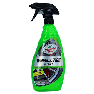 ✨โดนใจ✨ สเปรย์ทำความสะอาดล้อยางและแม็กซ์ TURTLE WAX 23 ออนซ์ ช่างมืออาชีพ WHEEL &amp; TIRE CLEANER SPRAY TURTLE WAX 23OZ น้ำ