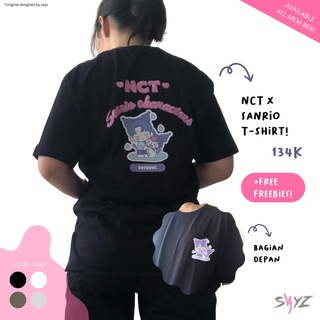 คอตต้อนคอกลมเสื้อเชิ้ต ลาย Nct Sanrio All member | ชุด Nct | สินค้าแฟนเมดโดย sayzcoS-5XL