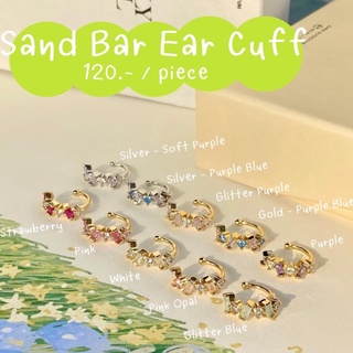 (มีโค้ดลดเพิ่มหน้าร้าน) Sand bar ear cuff เกี่ยวใบหูไม่ต้องเจาะ ใส่สบาย วัสดุอย่างดี - TheGreenBox.tgb