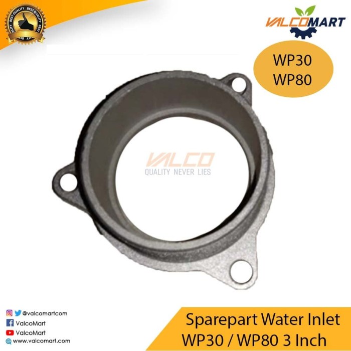 WP30 / WP80 อะไหล่น้ําเข้า 3 นิ้ว