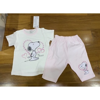 bsc kiddo เสื้อ-กางเกง เข้าชุด ลาย snoopy