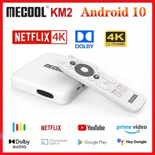 ราคา<ประกัน1ปี> Mecool KM2 รองรับ Netflix4K DISNEYPLUS Amlogic S905X2 2GB DDR4 USB3.0 Wifi 5G Android10 (มีใบอนุญาติ)