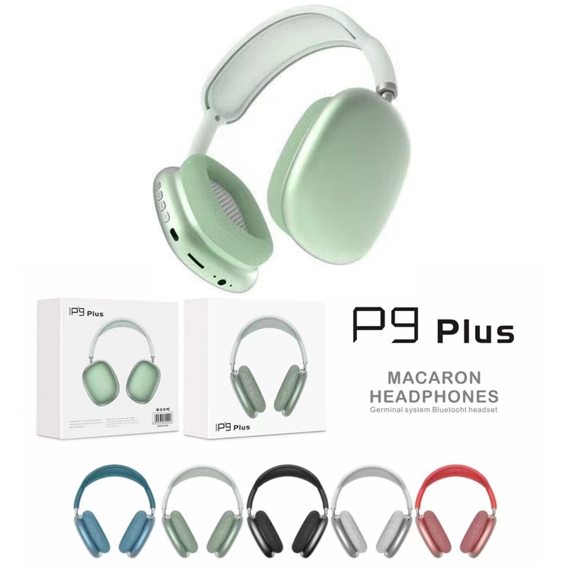 พร้อมส่ง！！ หูฟังแบบครอบไร้สาย ไวเลส wireless รุ่น p9 หูฟังครอบหัว TWS P9  หูฟังครอบหู แบบบลูทูธไร้สา