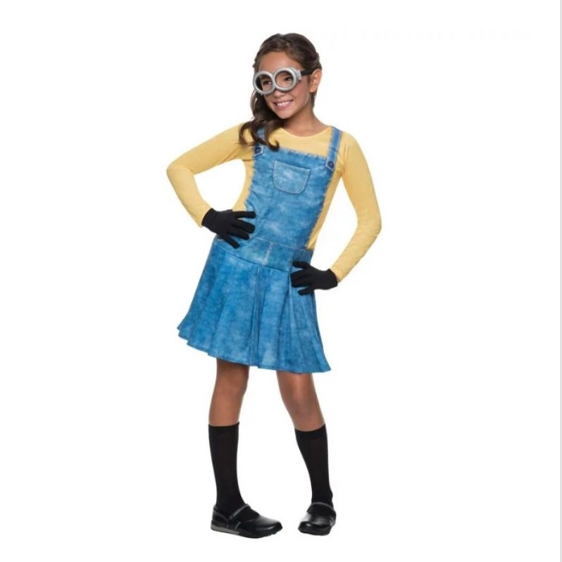 ชุดแฟนซี คอสตูม Girl's Female Minion Halloween Costume .