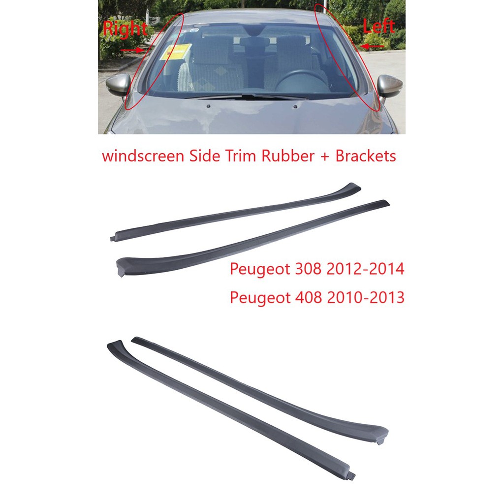 Peugeot 308 / 408 แถบยางติดกระจกด้านข้าง 8120AK 8120AJ สําหรับ Peugeot 308 408 (Peugeot 308:2012-201