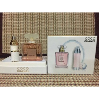 เซ็ตน้ำหอม chanel 100ml+ ขวดรีฟิลสำหรับพกพา 7.5ml