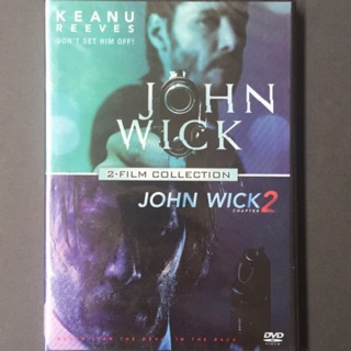 John Wick 2-Film Collection (DVD 2 disc)/จอห์น วิค ภาค 1,2 (ดีวีดี 2 แผ่น)