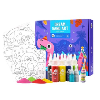 Joan Miro - Dream Sand Art - Night Parade  ชุดประดิษฐ์ศิลปะ โรยทรายสีของเล่นเด็ก 2-3 ขวบขึ้นไป