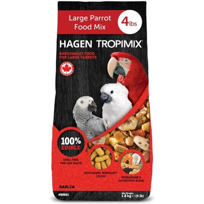 Tropimix Large Parrot ธัญพืชเกรดพรีเมี่ยมสำหรับนกขนาดใหญ่ (1.8kg.)