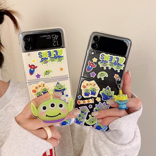 เคสโทรศัพท์มือถือ แบบฝาพับ ตั้งได้ แฟชั่น สําหรับ Samsung Z Flip4 Z Flip3 Z Flip2 Z