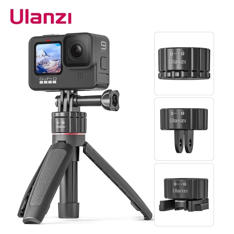 Ulanzi Go-Quick ชุดเมาท์ขาตั้งกล้อง แบบแม่เหล็ก ปลดเร็ว สําหรับ GoPro HERO 11 10 9 8 7 6 5 Max Insta360 ONE R