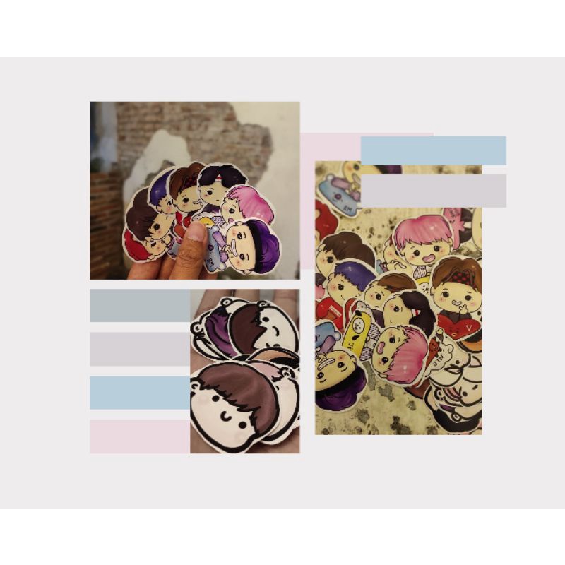 สติ๊กเกอร์ bts Bt21*