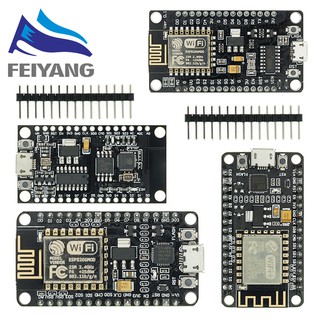 โมดูลไร้สาย CH340 / CP2102 / CH9102X Nodemcu V3 Nodemcu V2 Lua Wifi กับเสาอากาศ Esp8266 Esp-12E ESP-12F