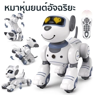 หุ่นยนต์สุนบังคับอัจฉริยะ หุ่นยนต์อัจฉริยะสำหรับเด็ก หมาเดินได้ เห่าได้ แถมถ่าน พร้อมส่ง รีโมทคอนโทรล เด็กชายและหญิง