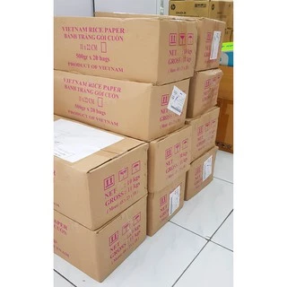 แผ่นแป้งตราต้นข้าว แผ่นแป้งสลัดโรล หรือ ใบเมี่ยงตราต้นข้าว แบบตัด ขนาด 11 x 22 เซน ถุงละ 500 กรัม