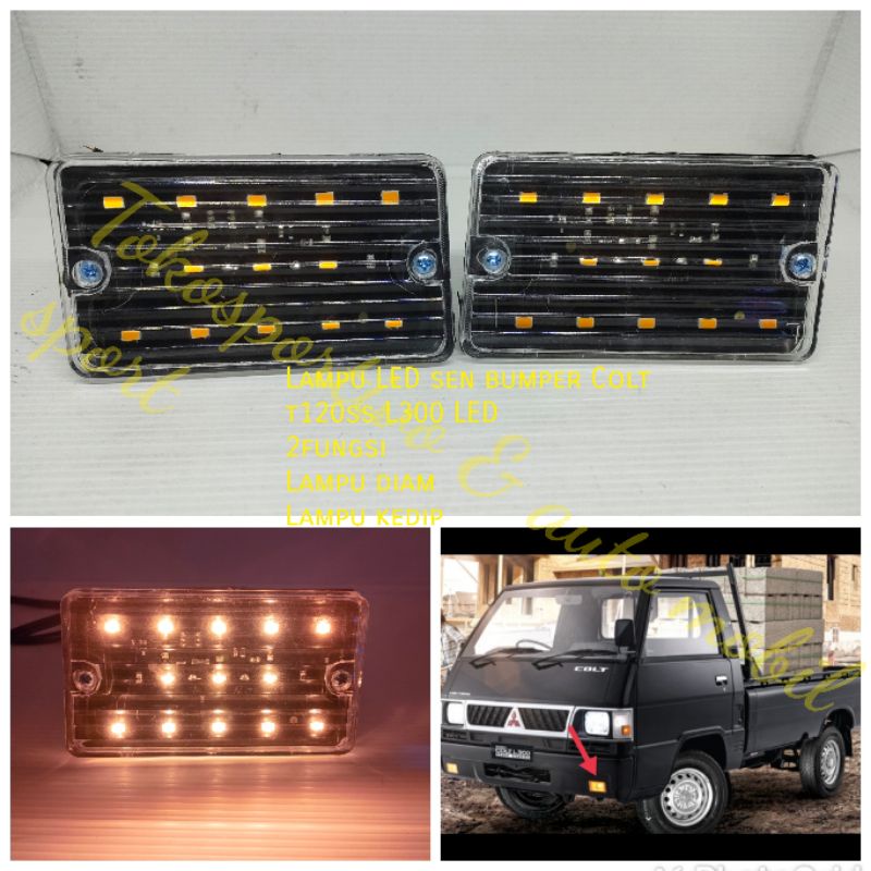 ไฟเลี้ยว LED กันชนหน้า Mitsubishi L300 Colt T120ss รับ Led L300