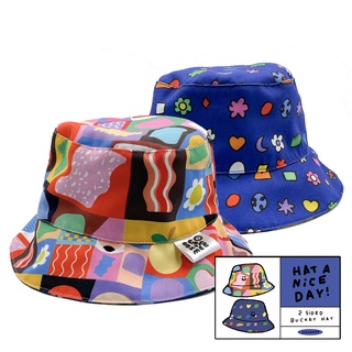 ssktmmee - 2sided bucket hat (shape shape)