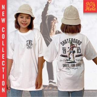 เสื้อยืด Surfskate  003 เซิร์ฟสเก็ต สเก็ตบอร์ด ผ้า Cotton comb no.30 ส่งฟรี มีเก็บเงินปลายทาง