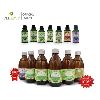 PLEARN น้ำมันหอมระเหย 100% Essential Oil  50 ml / 100 ml ใช้กับเครื่องพ่นอโรม่า เตาอโรม่า ผสมน้ำมันนวด ทำสเปรย์ เทียนหอม