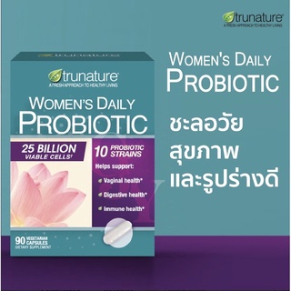 Trunature Womens Daily Probiotic 90 Capsules โพรไบโอติกสำหรับผู้หญิงEXP.11/2024