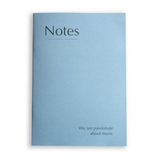 สมุดบรรทัด 5 เส้น สมุดเขียนโน๊ตเพลง สมุดโน๊ตเพลง สมุดดนตรี ขนาด A4 จำนวน 32 หน้า Stave Paper Note book - Our Passion