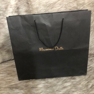 [แท้/พร้อมส่ง] ถุงกระดาษ Massimodutti