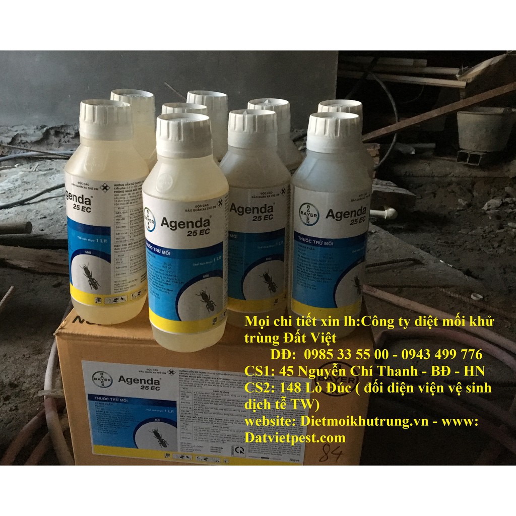 ยาฆ่าปลวก และการป้องกัน สําหรับงานก่อสร้าง AGENDA 25EC