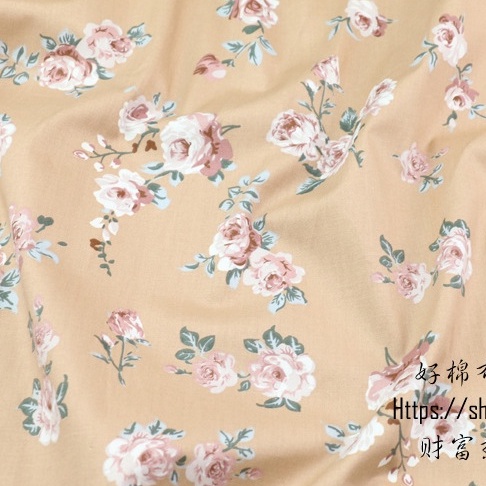 ผ้าคอตตอน 100% ทอทวิล ผ้าเมตร หน้ากว้าง 1.60 เมตร  พิมพ์ลายคริสต์มาส สัตว์ ดอกกุหลาบ