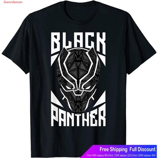 Swordsman Marvelเสื้อยืดแขนสั้น Marvel Avengers Black Panther Geometric Helmet T-Shirt Marvel Sports T-shirtlG5