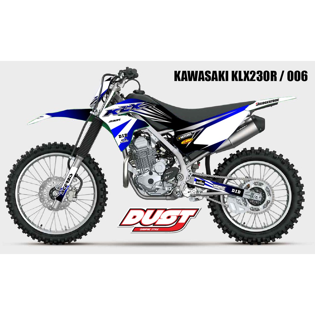 สติ๊กเกอร์ KLX 230R KAWASAKIทั้งคัน Graphic kit สติ๊กเกอร์เคลือบเงา สุดคุ้ม