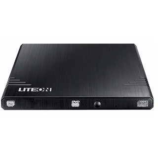 DVD-RW EXT  LITE-ON SLIM EXTERNAL eBAU108 8X  (BLACK) (รับประกัน1ปี)